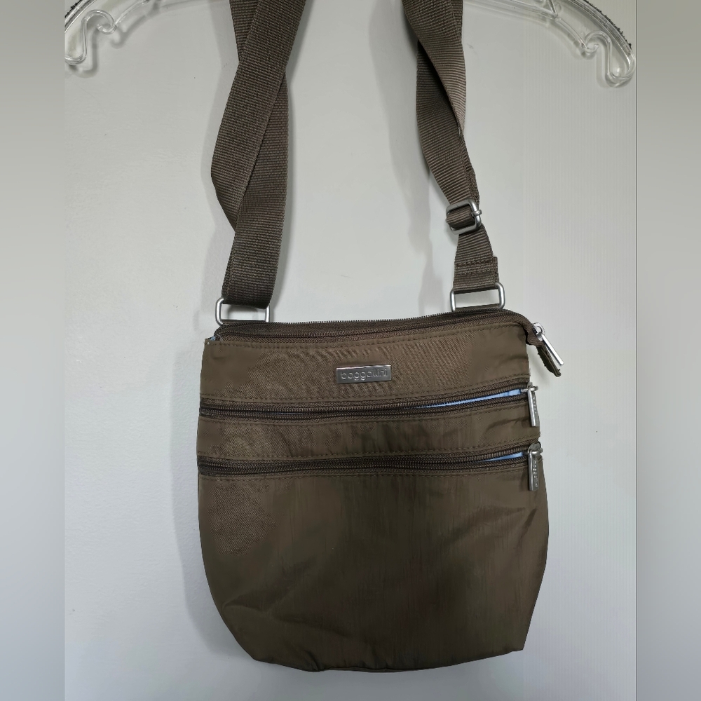 Crossbody Shoulder Bag - Brown - Baggallini